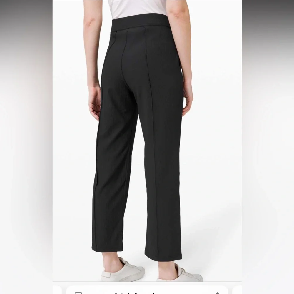 7. Lululemon $118 Urban Strides Super High-Rise Pant 25"Black 4 - Picture 3 of 6